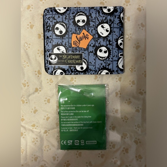 Nightmare Before Christmas wallet and keychain - Picture 2 of 3